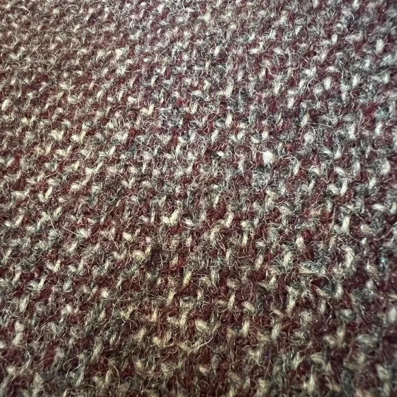 Lorendale Wool Lined Long Maxi Coat Vintage Heavy Purple Gray White Blend NICE - Picture 16 of 16